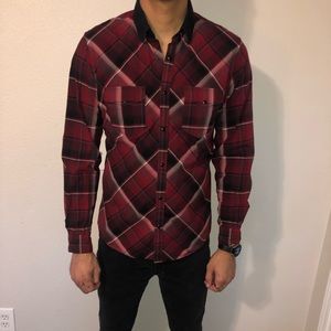 Large express button up shirt